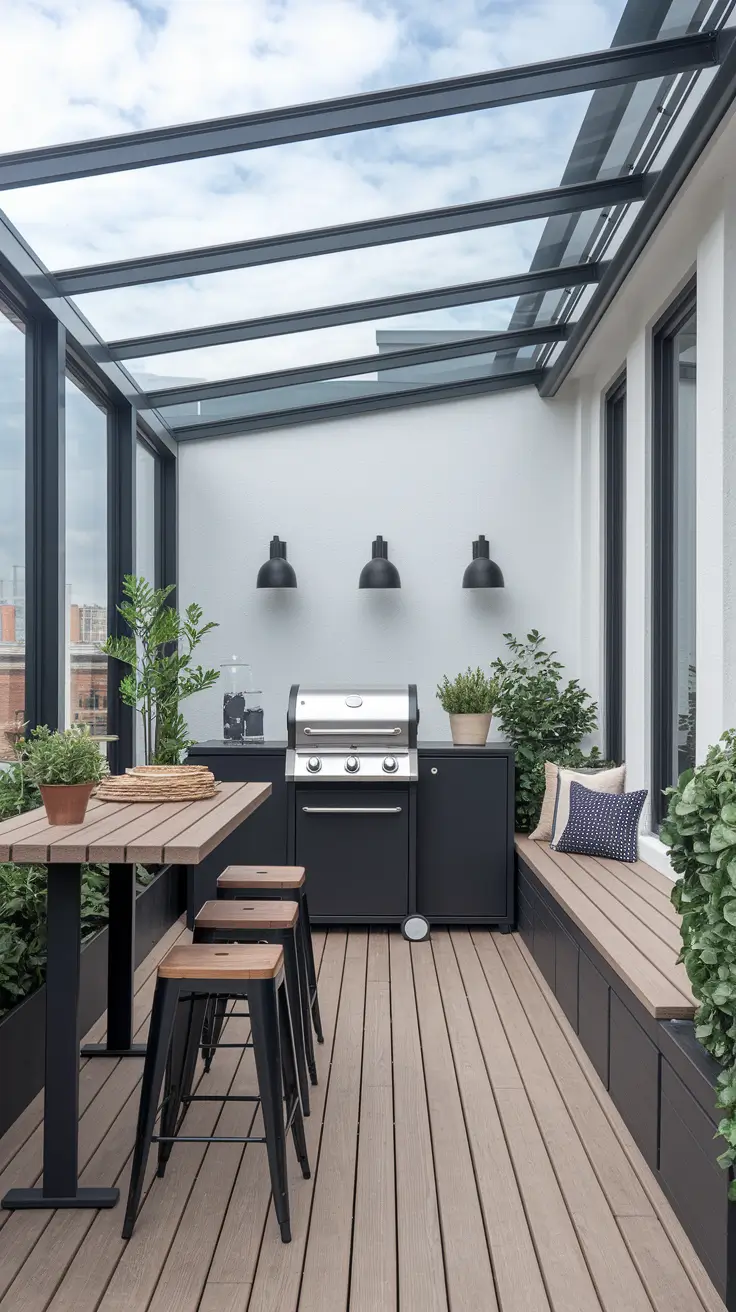 Outdoor BBQ Area with Roof: 10 Practical and Stylish Design Ideas