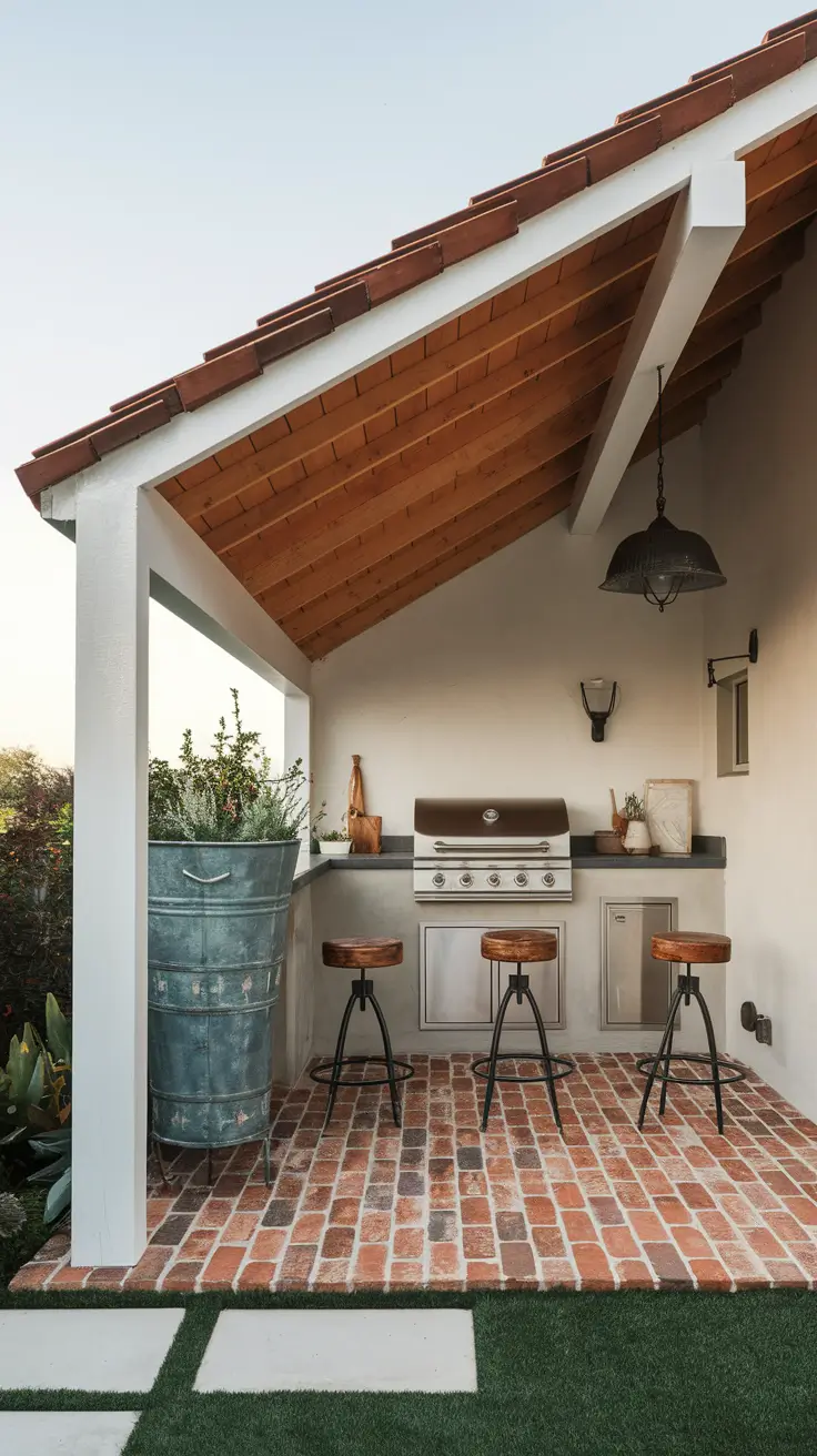 Outdoor BBQ Area with Roof: 10 Practical and Stylish Design Ideas