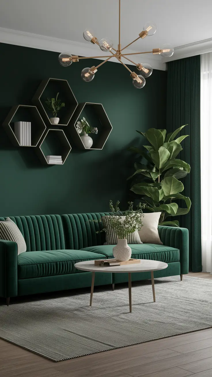 Dark Green Living Room: Inspiring Ideas and Stylish Decor Tips