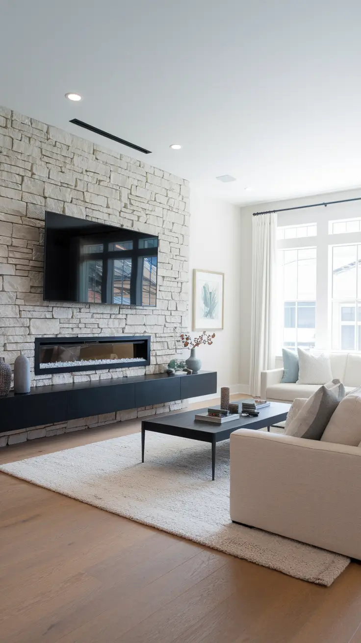 Accent Walls in Living Room Ideas: Stylish Designs with Paint, Wallpaper & Texture