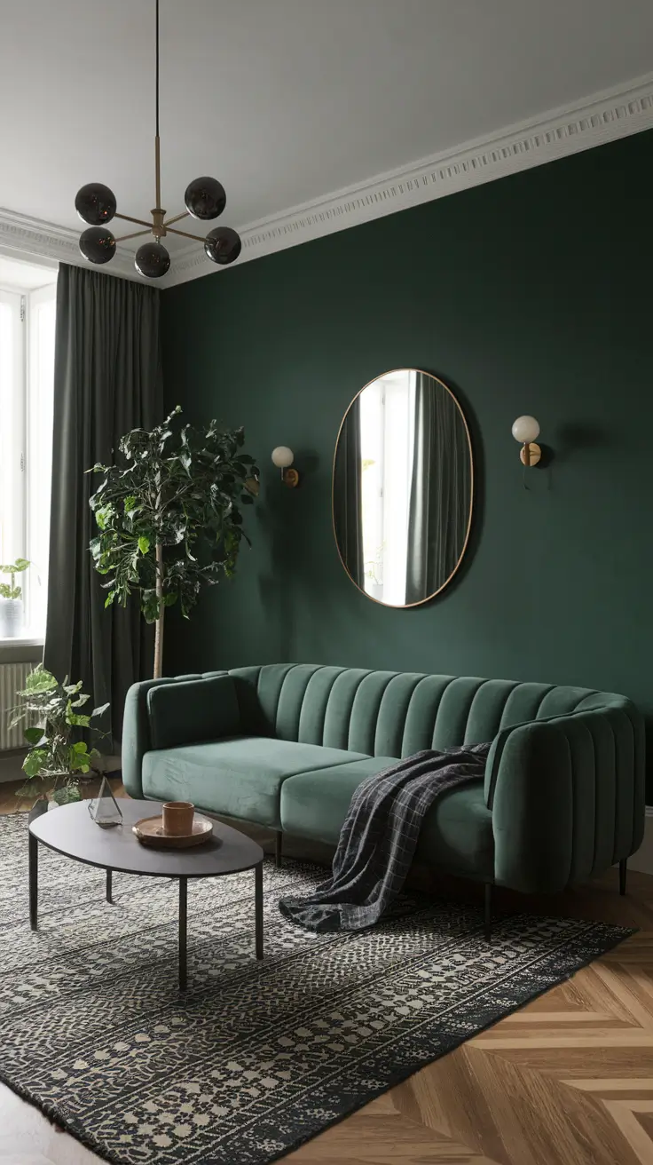 Dark Green Living Room: Inspiring Ideas and Stylish Decor Tips
