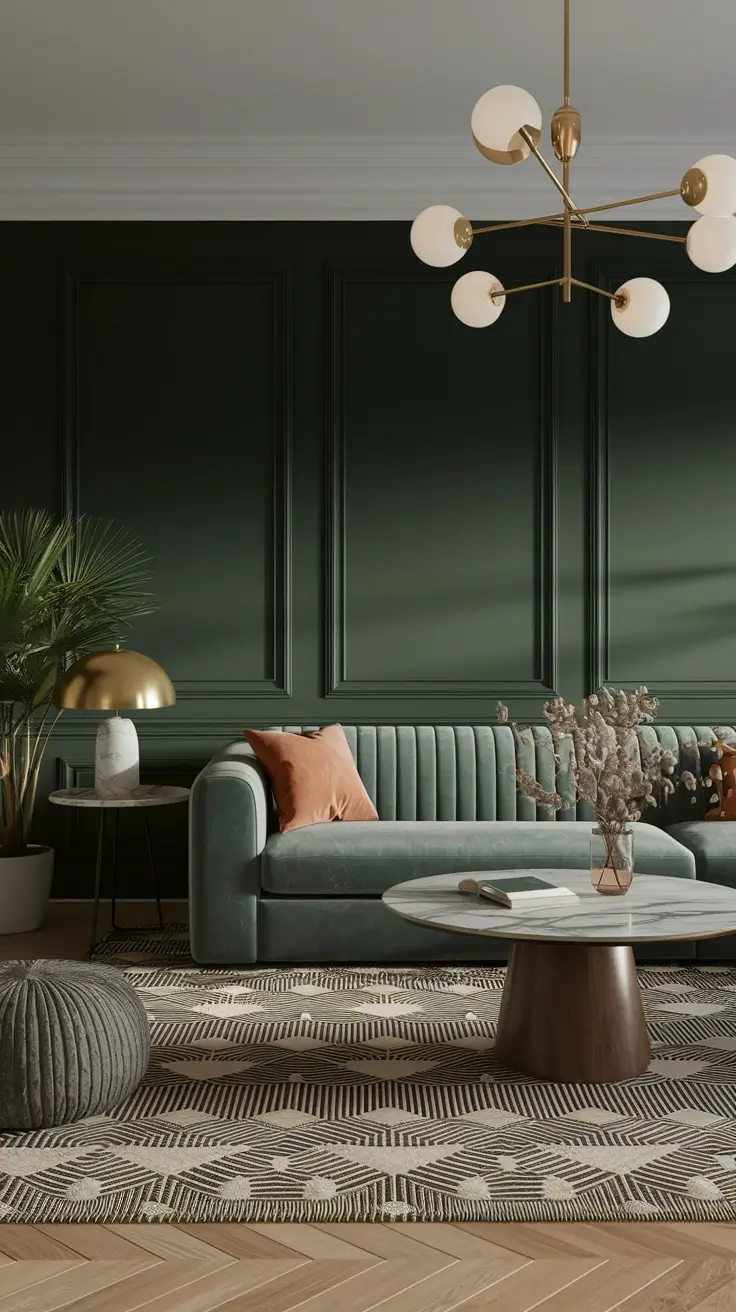 Dark Green Living Room: Inspiring Ideas and Stylish Decor Tips