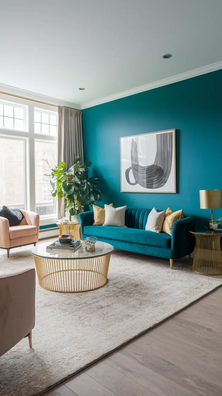 Accent Walls in Living Room Ideas: Stylish Designs with Paint, Wallpaper & Texture