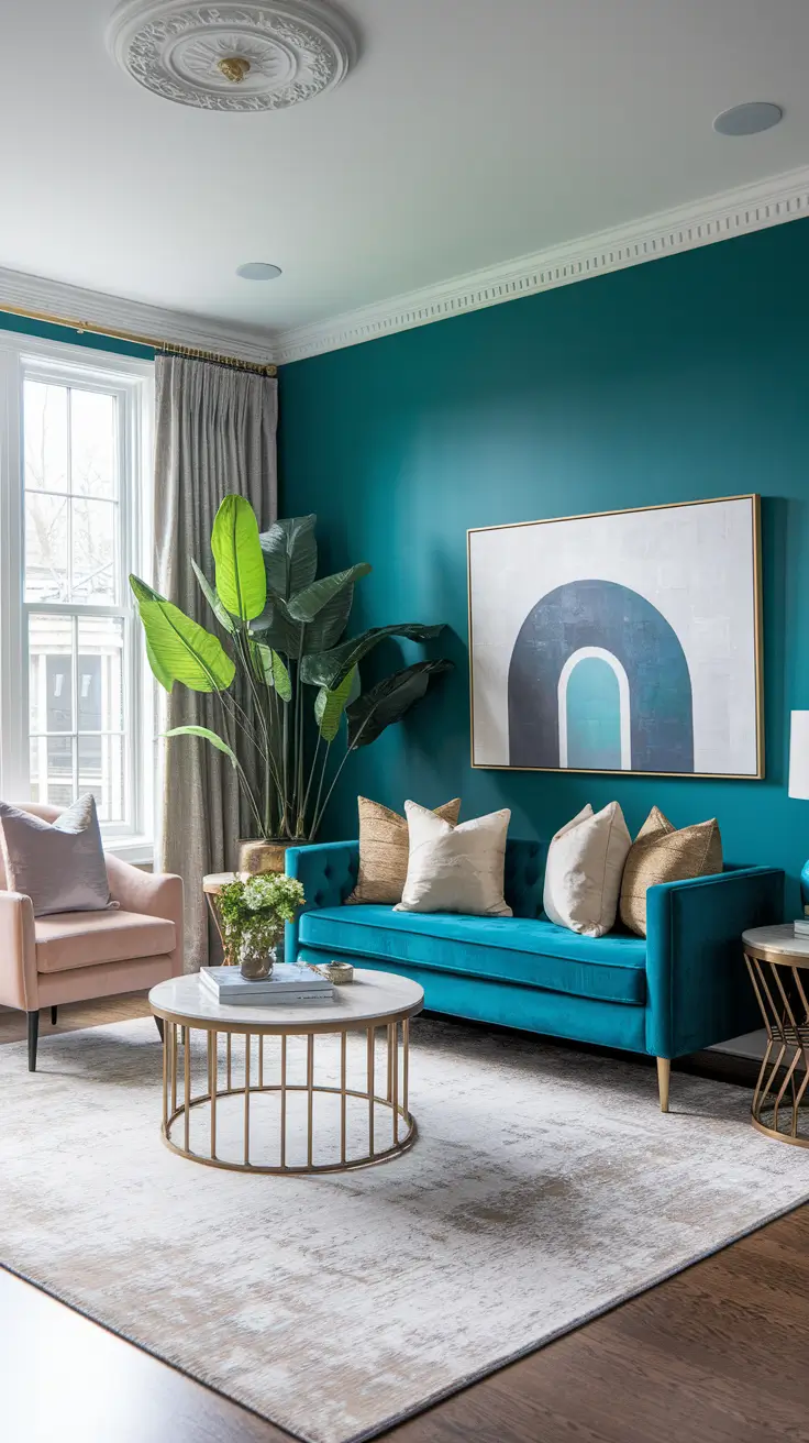 Accent Walls in Living Room Ideas: Stylish Designs with Paint, Wallpaper & Texture