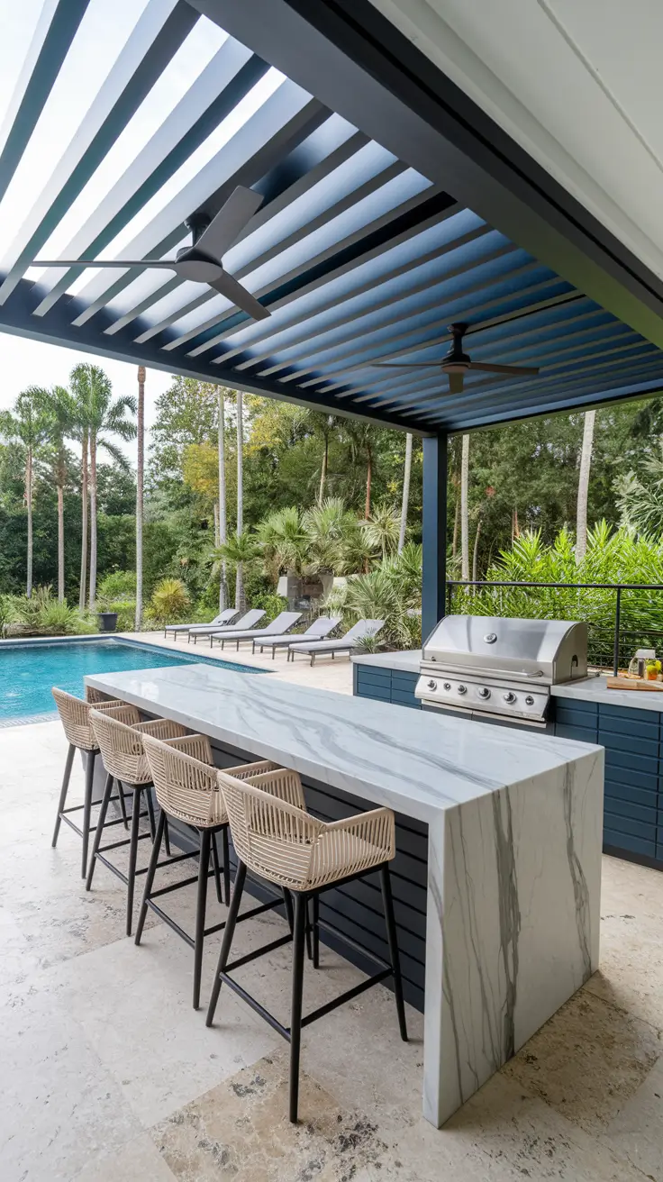 Outdoor BBQ Area with Roof: 10 Practical and Stylish Design Ideas