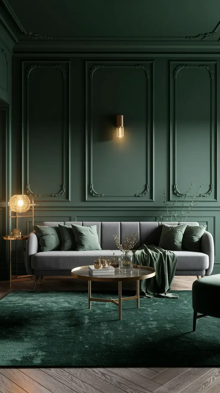 Dark Green Living Room: Inspiring Ideas and Stylish Decor Tips