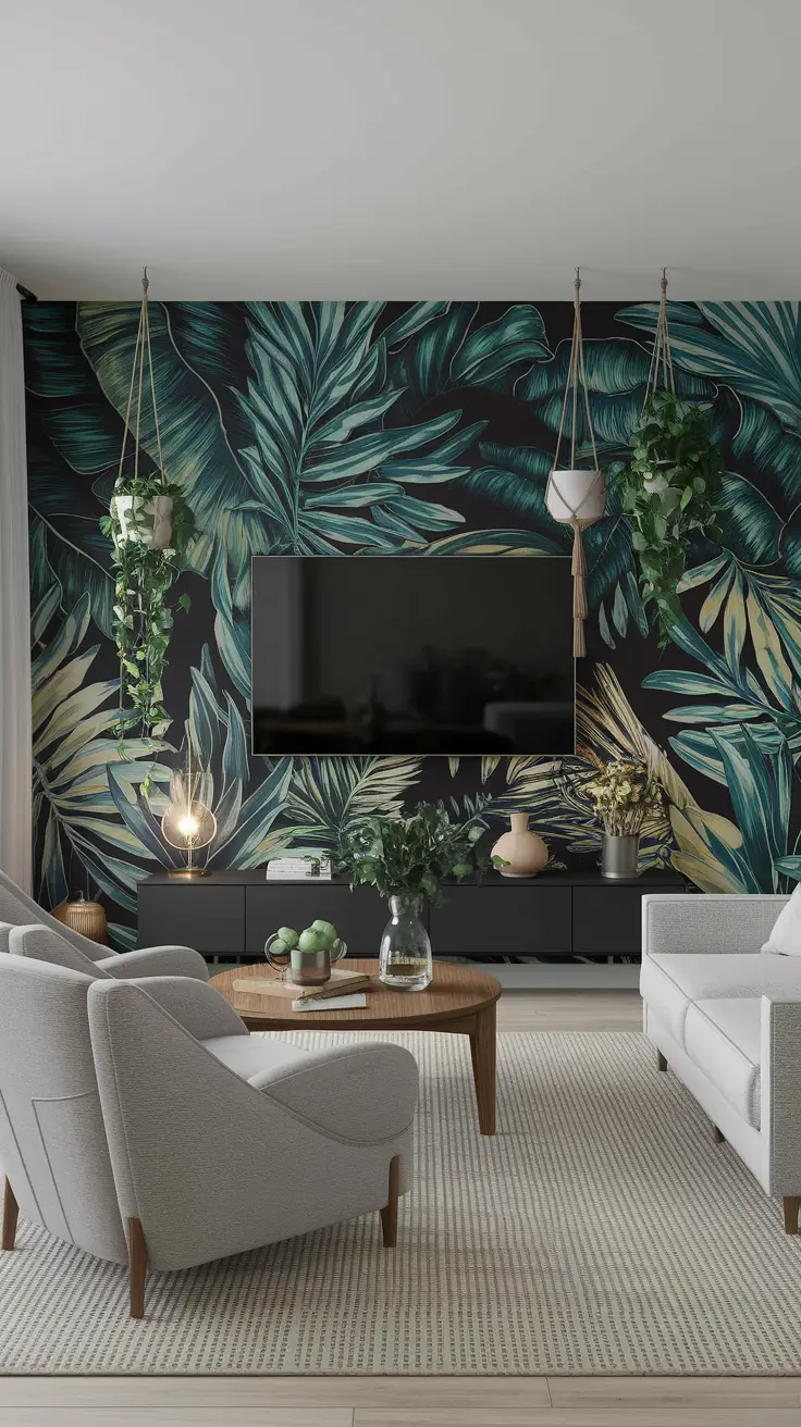 Accent Walls in Living Room Ideas: Stylish Designs with Paint, Wallpaper & Texture