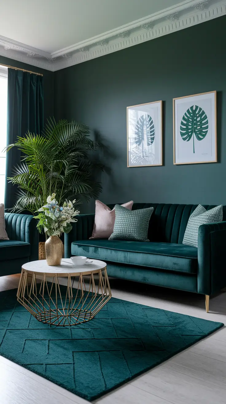 Dark Green Living Room: Inspiring Ideas and Stylish Decor Tips