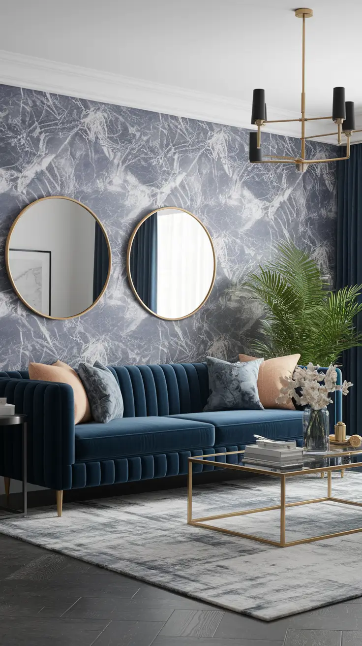 Accent Walls in Living Room Ideas: Stylish Designs with Paint, Wallpaper & Texture