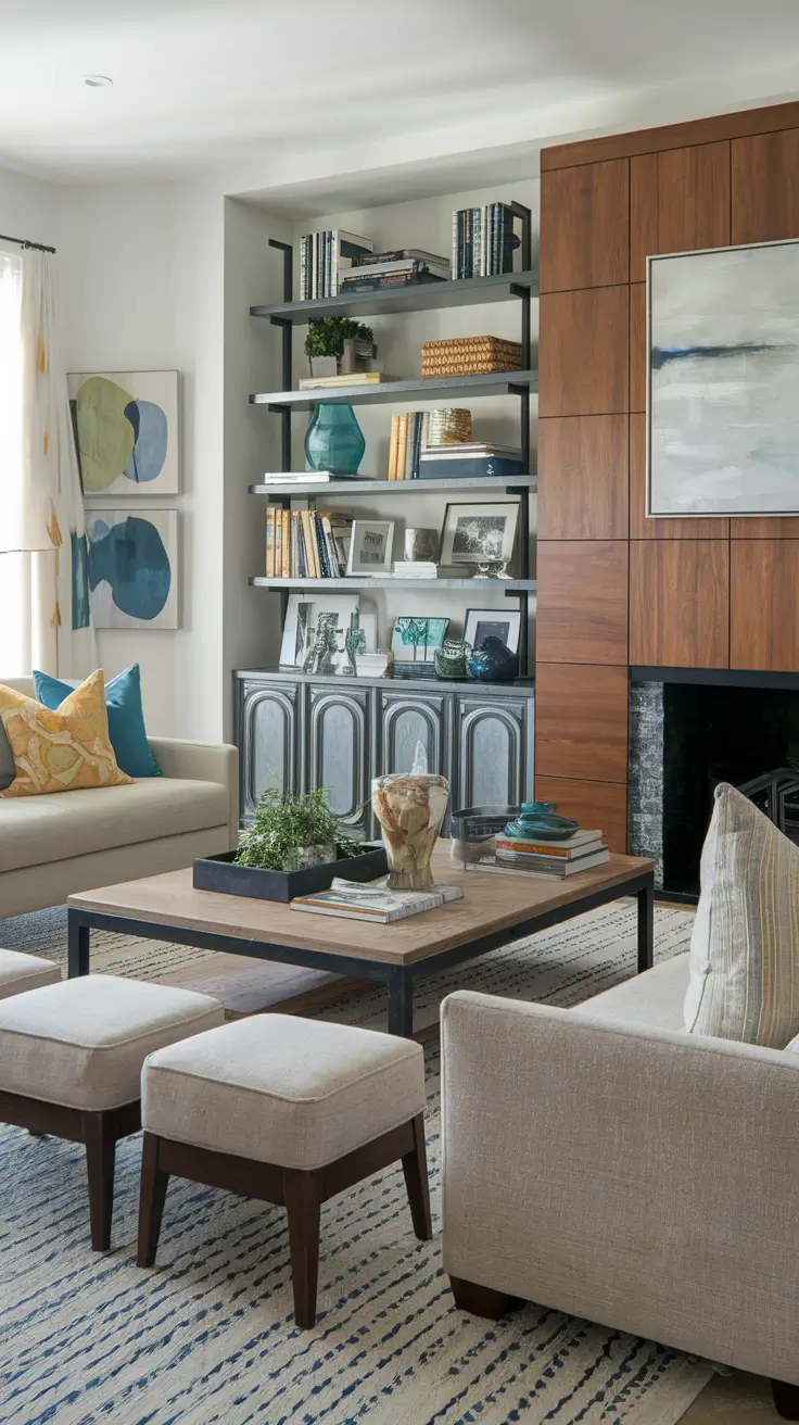 Accent Walls in Living Room Ideas: Stylish Designs with Paint, Wallpaper & Texture