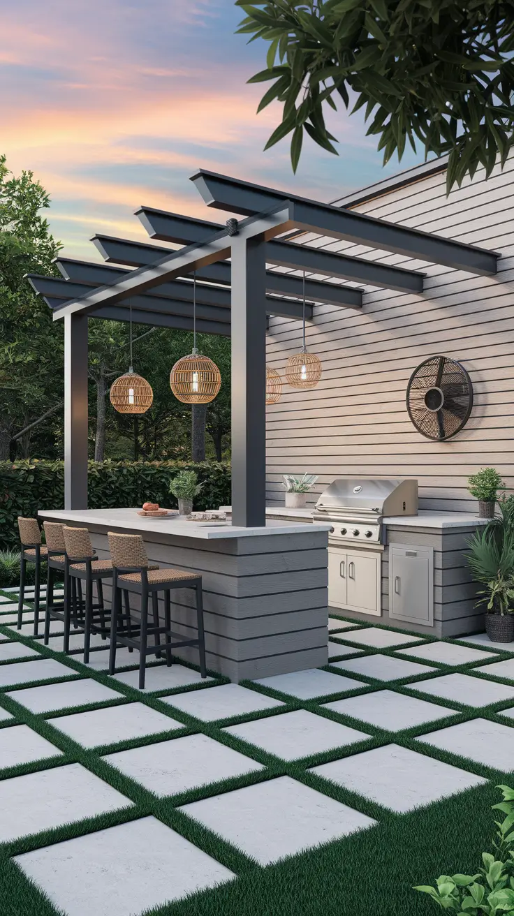 Outdoor BBQ Area with Roof: 10 Practical and Stylish Design Ideas