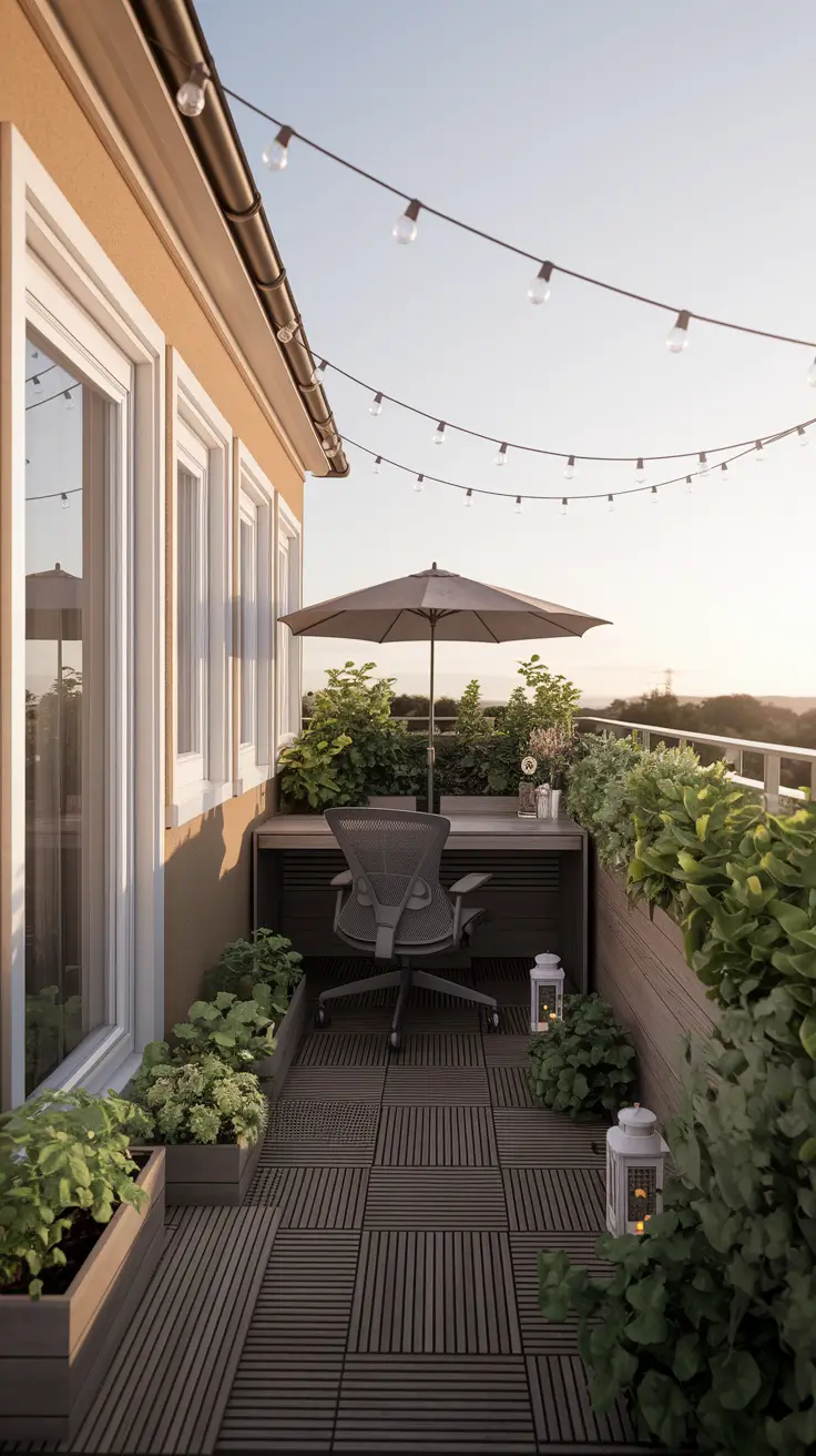 Top Balcony Workspace Ideas for Small, Stylish, and Productive Outdoor Setups
