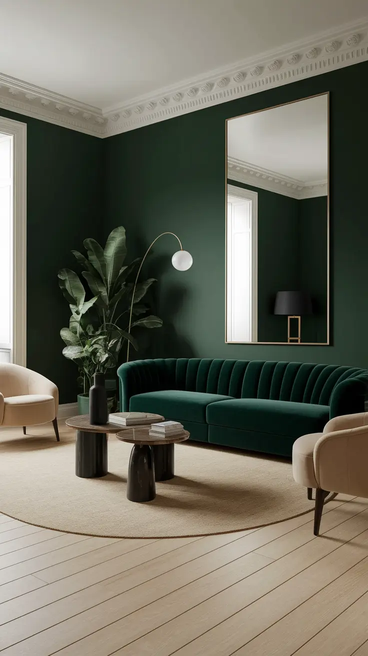 Dark Green Living Room: Inspiring Ideas and Stylish Decor Tips