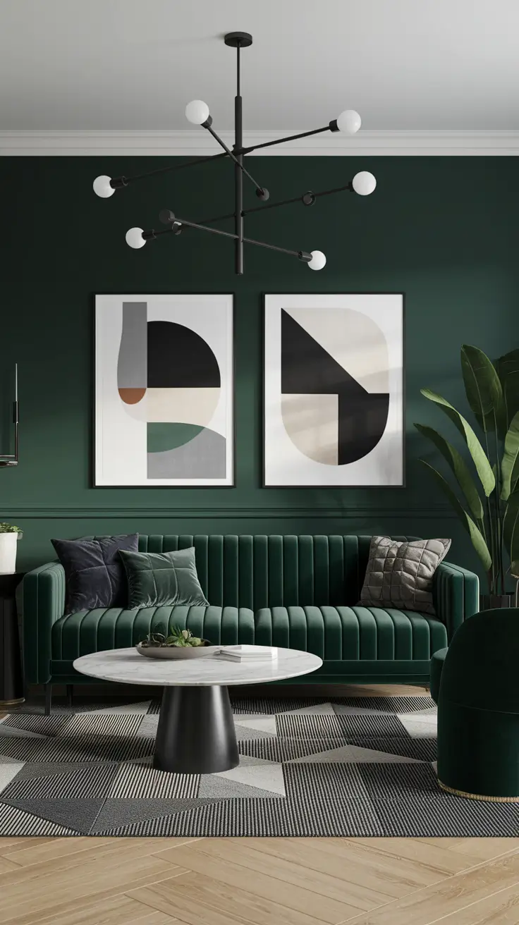 Dark Green Living Room: Inspiring Ideas and Stylish Decor Tips