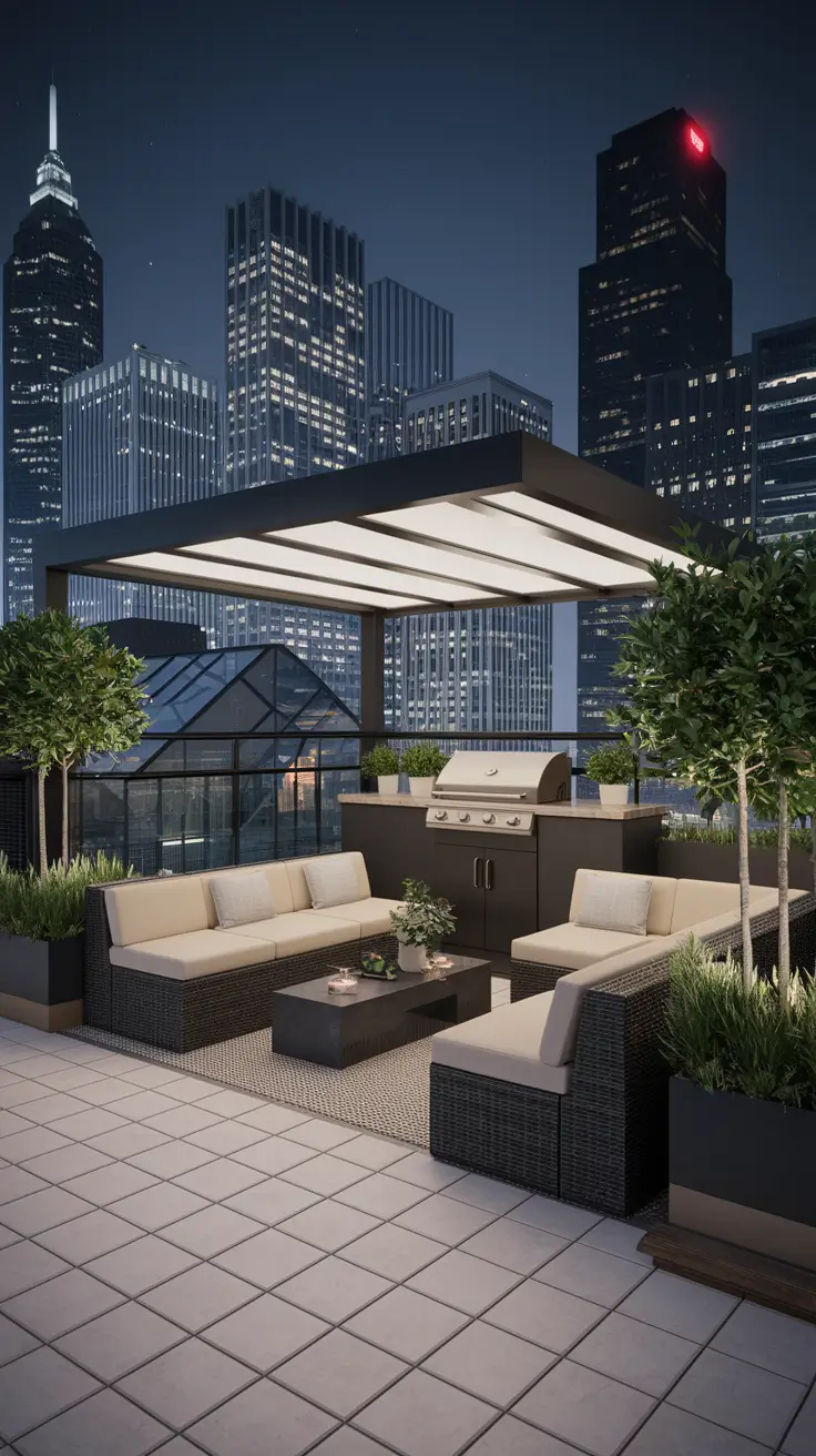 Outdoor BBQ Area with Roof: 10 Practical and Stylish Design Ideas