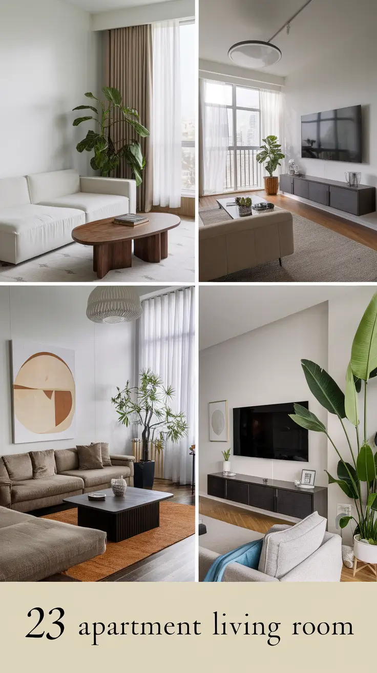 Apartment Living Room Design Ideas: Cozy, Minimalist & Modern Inspirations