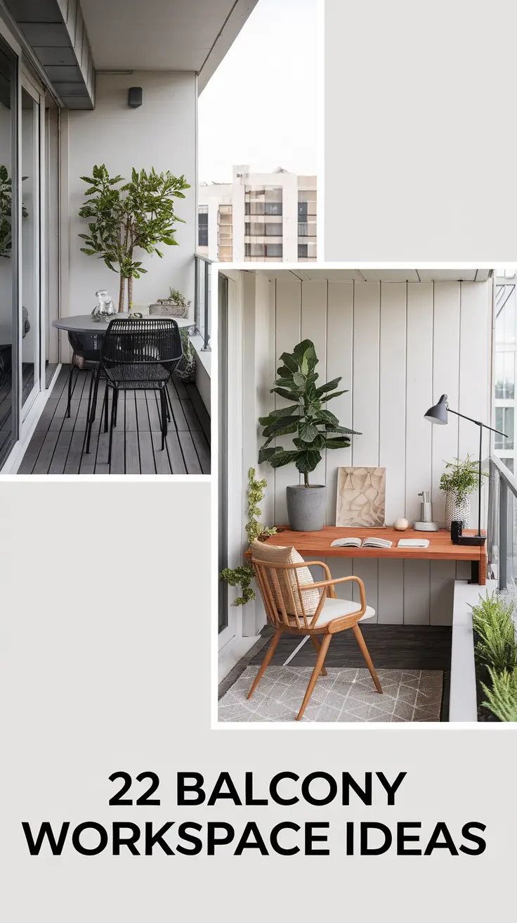 Top Balcony Workspace Ideas for Small, Stylish, and Productive Outdoor Setups