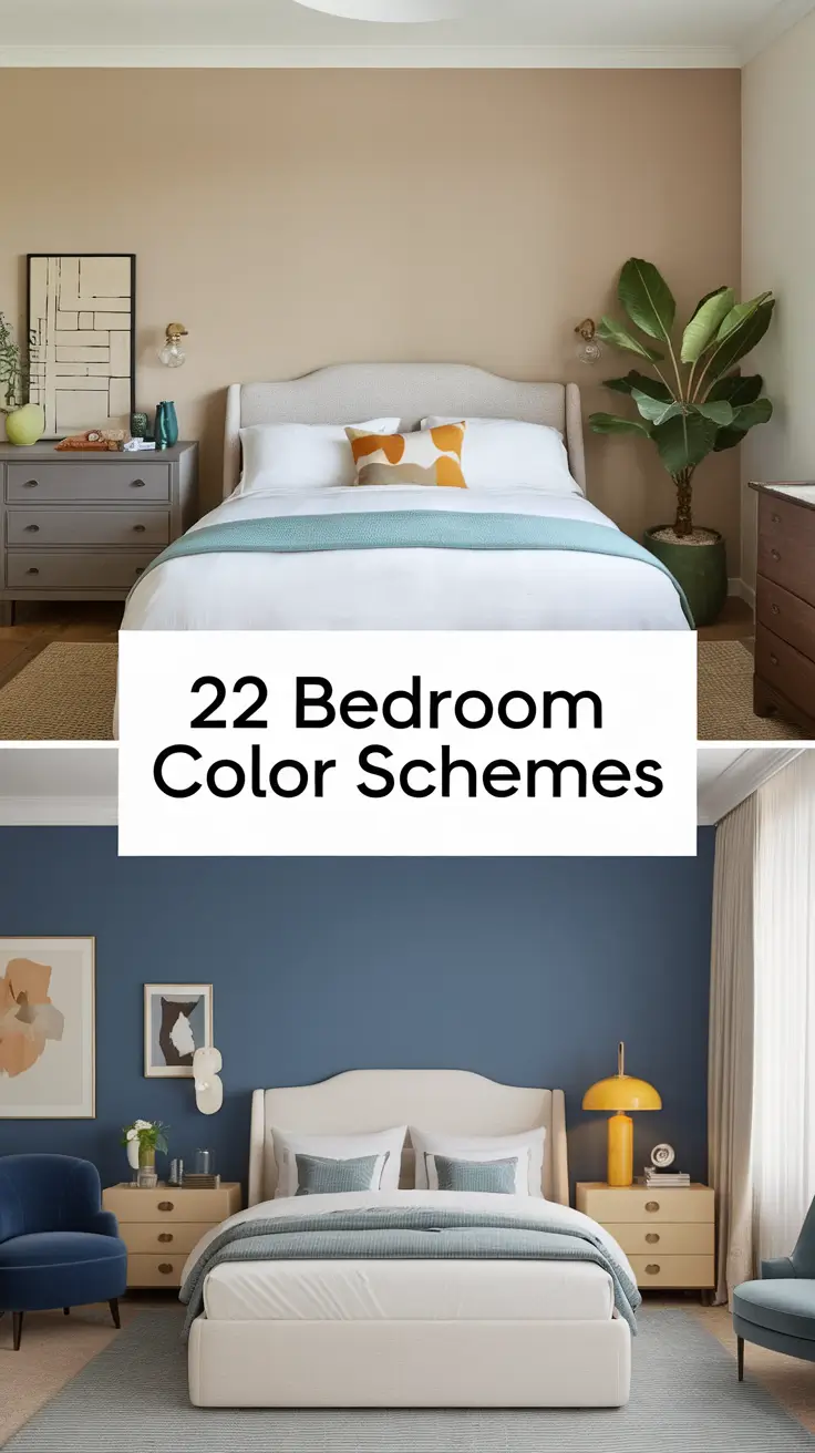 Bedroom Color Schemes: Transform Your Space with Modern, Minimalist, and Vintage-Inspired Designs