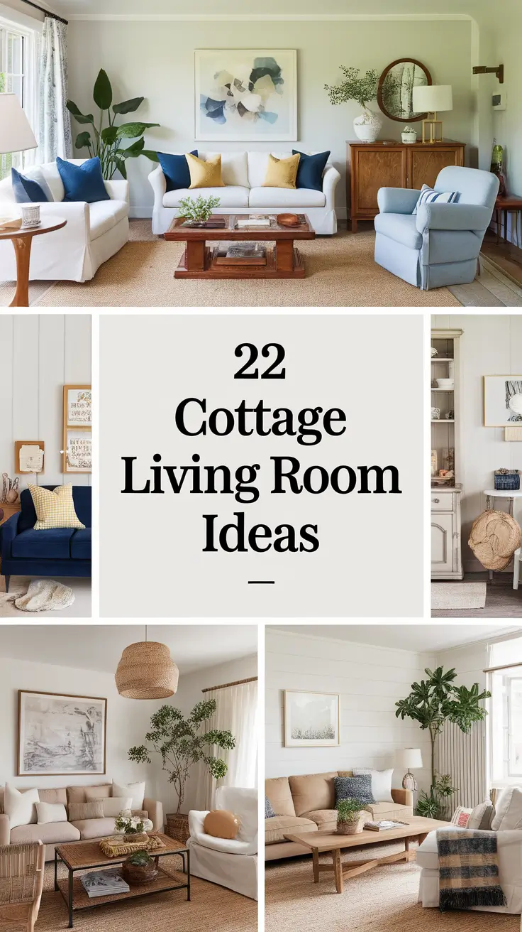 Cottage Living Room: Cozy, Timeless, and Playful Decor Ideas
