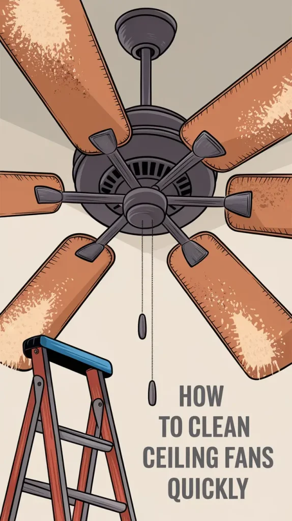 How to Clean Ceiling Fans Quickly Before Summer Heat — 2025 Guide