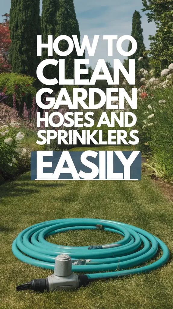How to Clean Garden Hoses and Sprinklers Easily