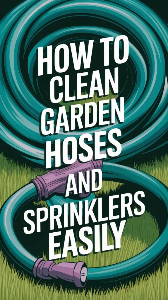 How to Clean Garden Hoses and Sprinklers Easily