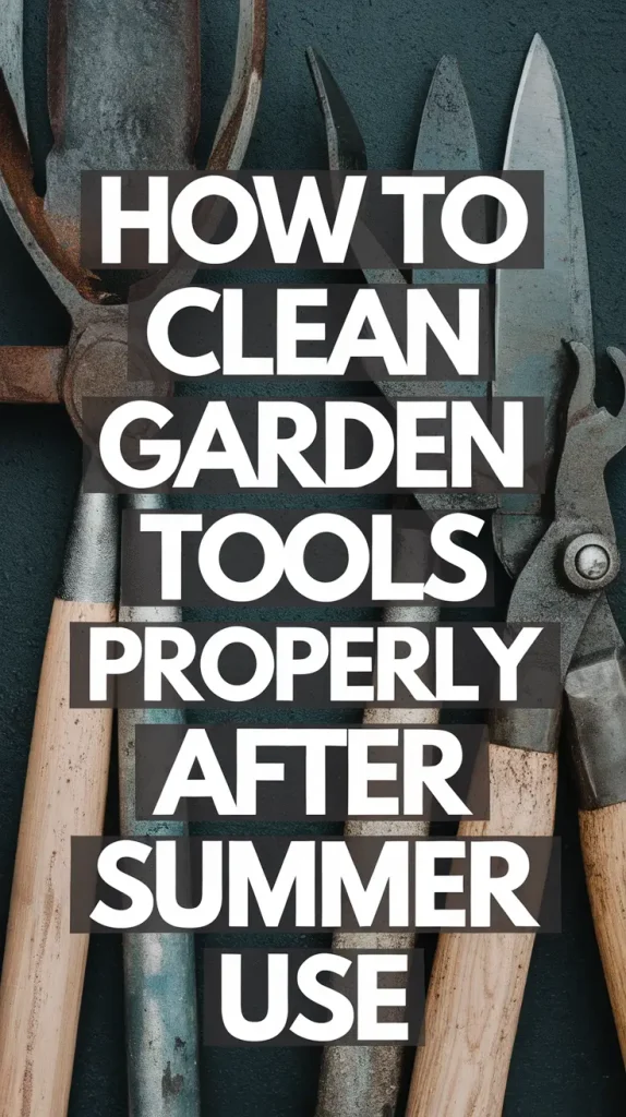 How to Clean Garden Tools Properly After Summer Use – My 2025 Routine
