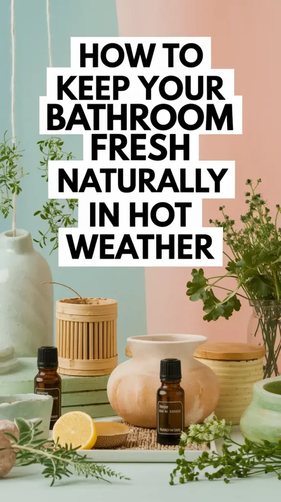 How to Keep Your Bathroom Fresh Naturally in Hot Weather