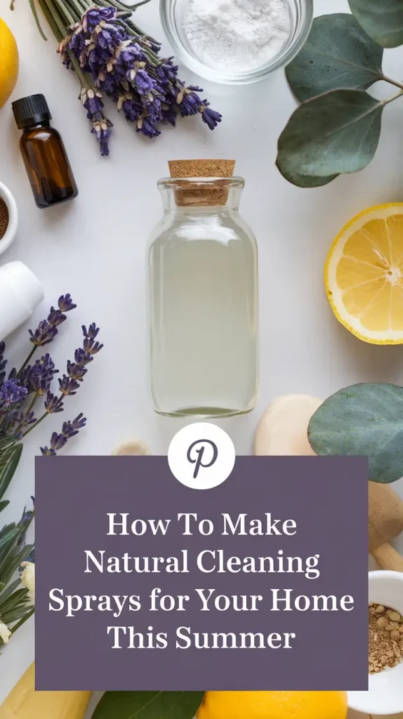 How to Make Natural Cleaning Sprays for Your Home This Summer