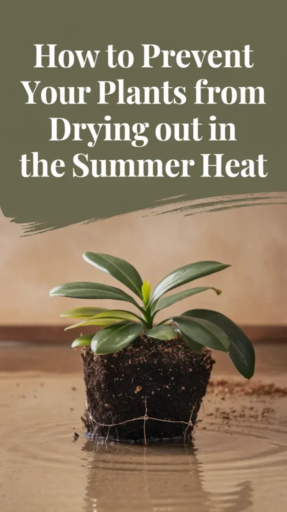 How to Prevent Your Plants From Drying Out in the Summer Heat