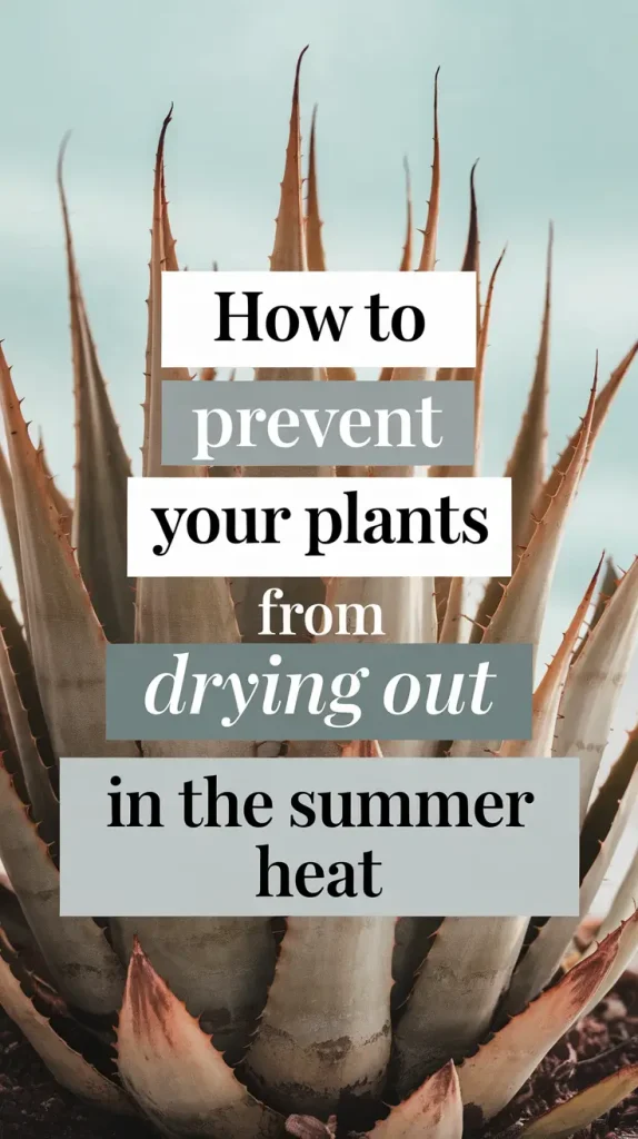 How to Prevent Your Plants From Drying Out in the Summer Heat