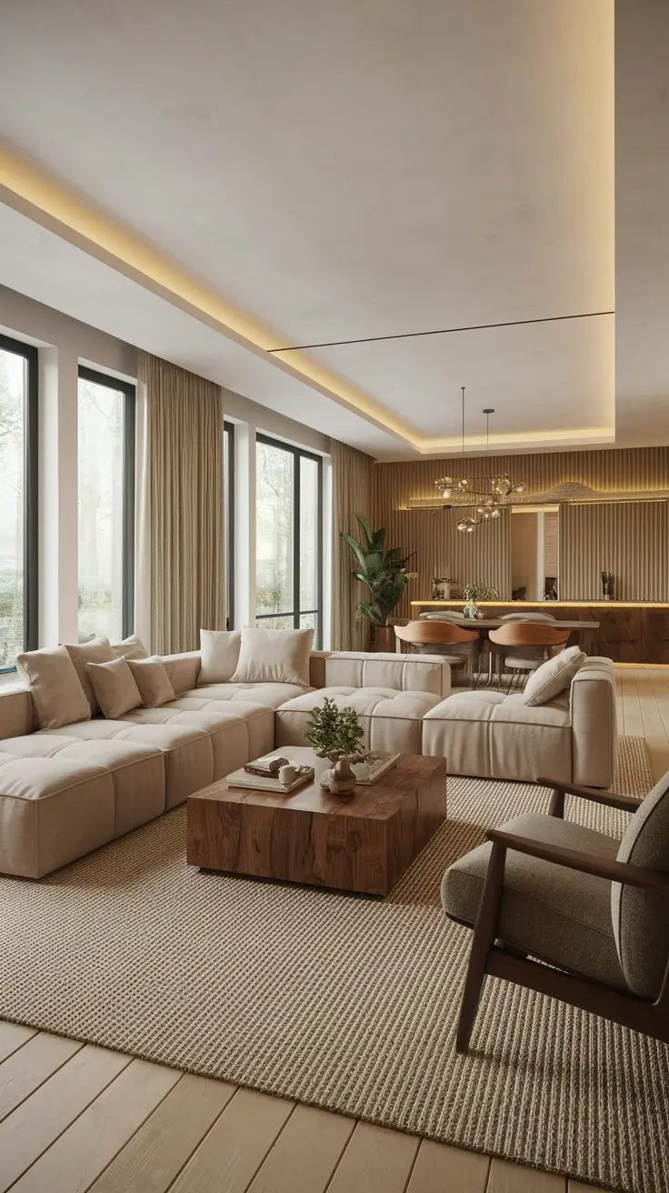 Big Living Room Ideas That Combine Style, Comfort, and Functionality