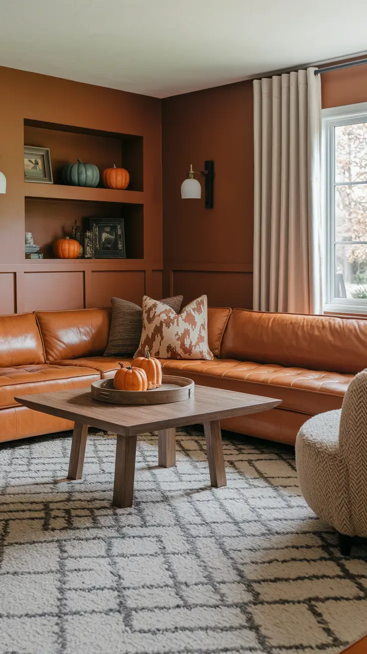 Fall Living Room Inspiration 2025: Elegant Ideas, Colors & Cozy Decor Trends
