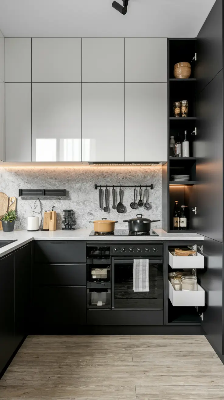 Black and White Kitchen: Inspiring Design Ideas for a Timeless Modern Look