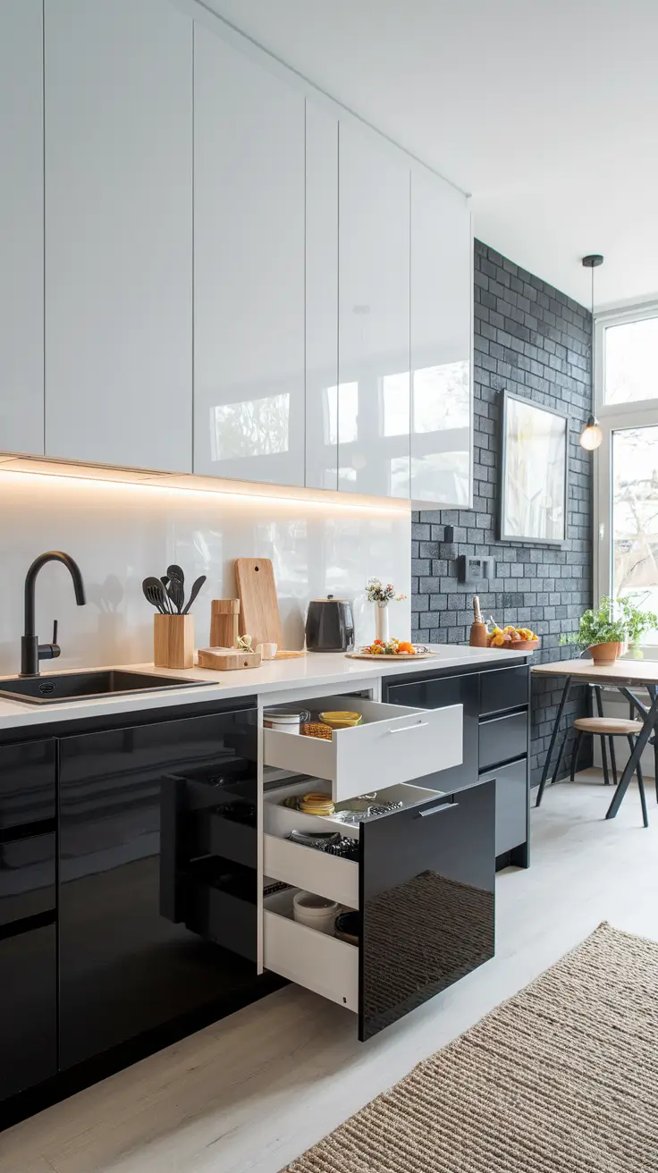 Black and White Kitchen: Inspiring Design Ideas for a Timeless Modern Look