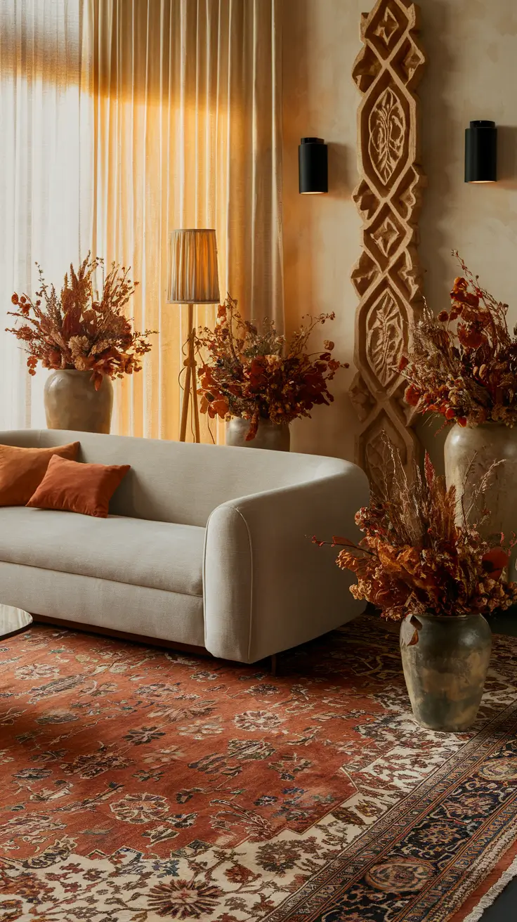 Fall Living Room Inspiration 2025: Elegant Ideas, Colors & Cozy Decor Trends
