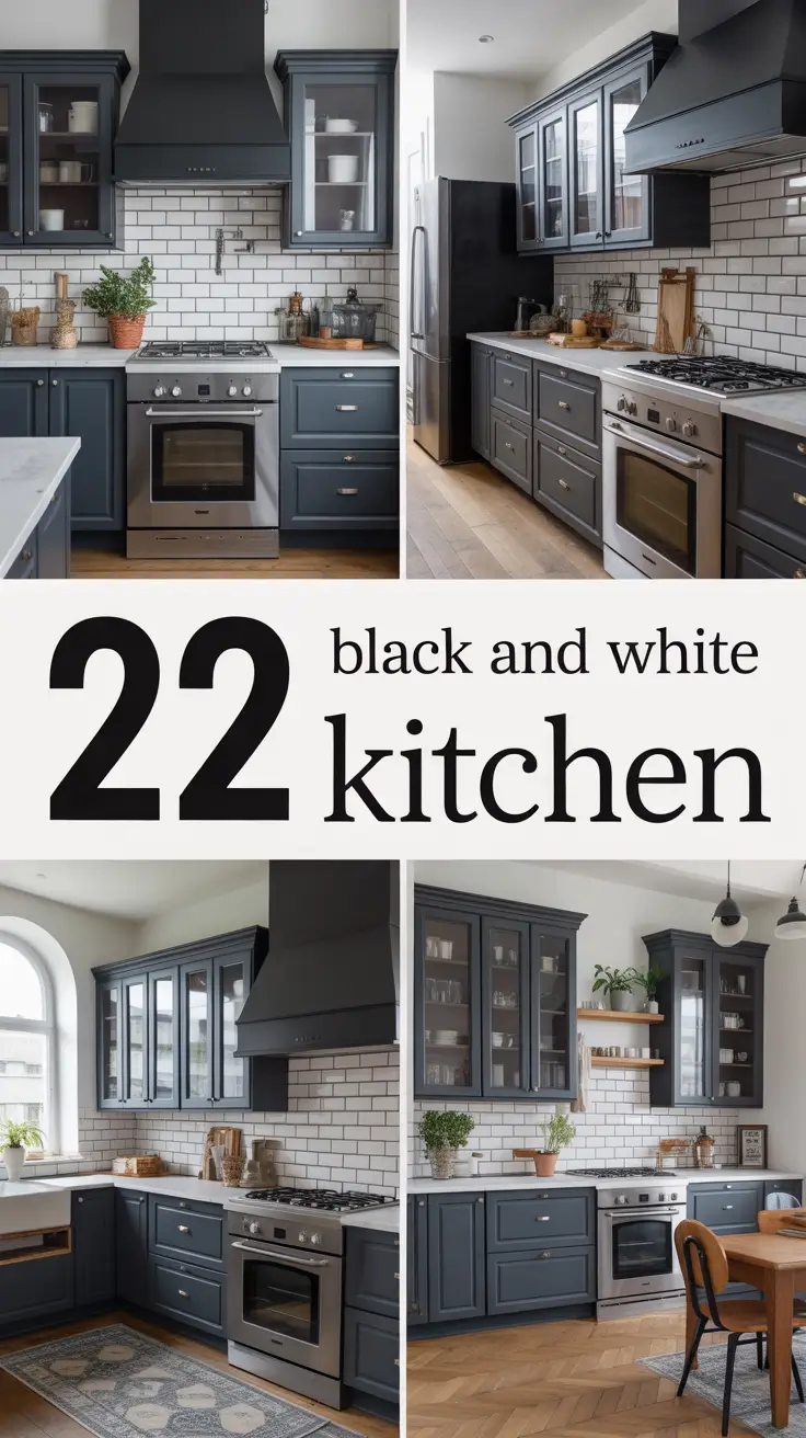 Black and White Kitchen: Inspiring Design Ideas for a Timeless Modern Look