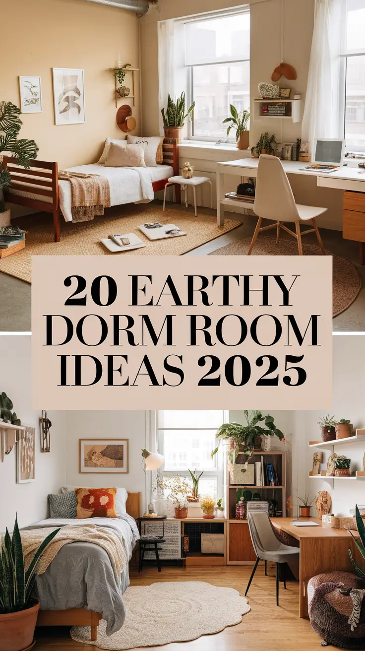 Earthy Dorm Room Ideas 2025: Cozy, Budget-Friendly & Stylish Designs for College Life