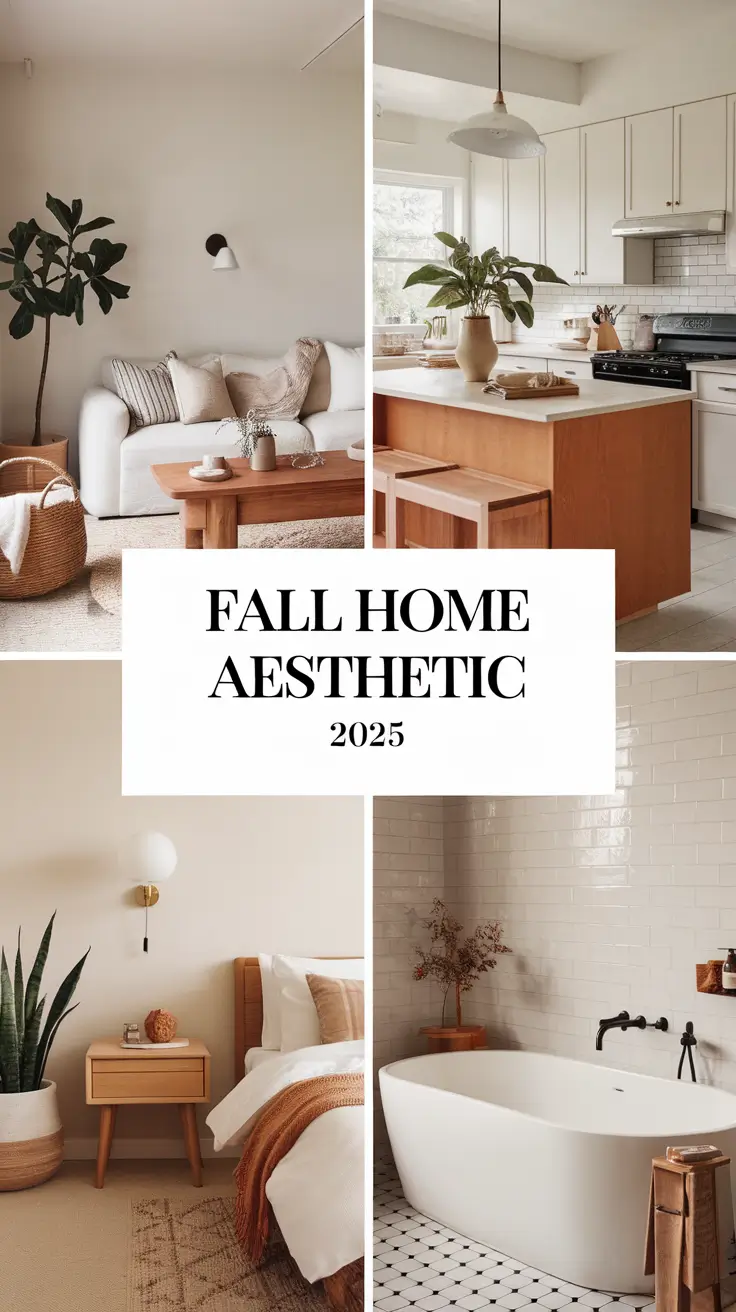 Fall Home Aesthetic 2025: Cozy, Stylish, and Modern Interior Ideas for Every Room