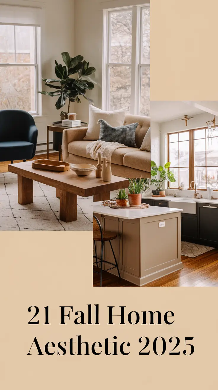 Fall Home Aesthetic 2025: Cozy, Stylish, and Modern Interior Ideas for Every Room