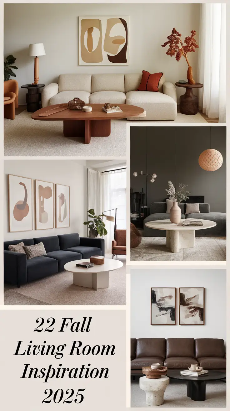 Fall Living Room Inspiration 2025: Elegant Ideas, Colors & Cozy Decor Trends