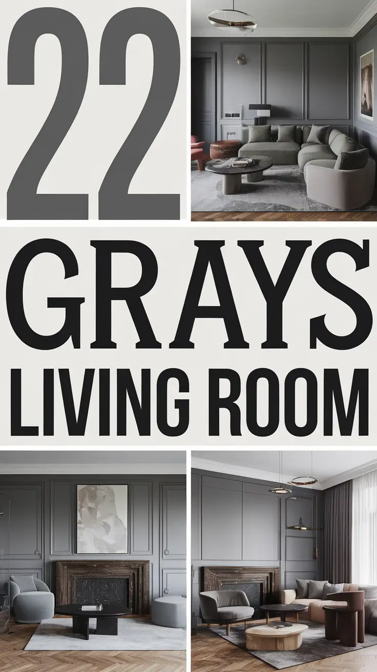 Stylish Grays for Living Room: Modern Decor Ideas That Redefine Neutrals