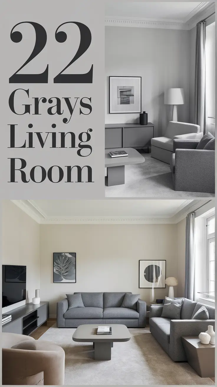 Stylish Grays for Living Room: Modern Decor Ideas That Redefine Neutrals