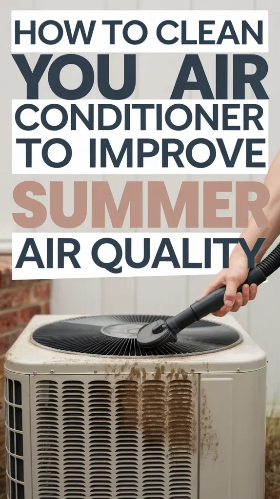 How to Clean Your Air Conditioner to Improve Summer Air Quality
