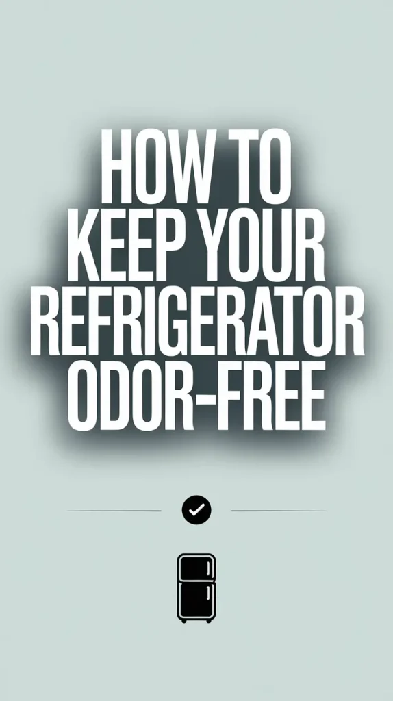 How to Keep Your Refrigerator Odor-Free in Hot Weather