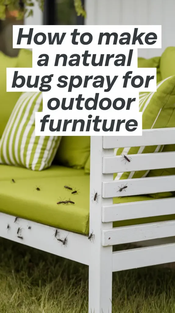 Natural Bug Spray for Outdoor Furniture That Actually Works