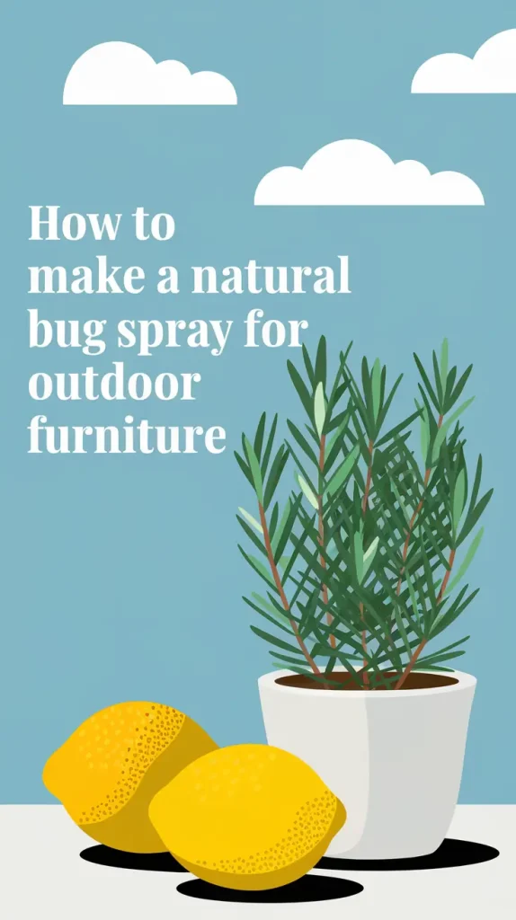 Natural Bug Spray for Outdoor Furniture That Actually Works