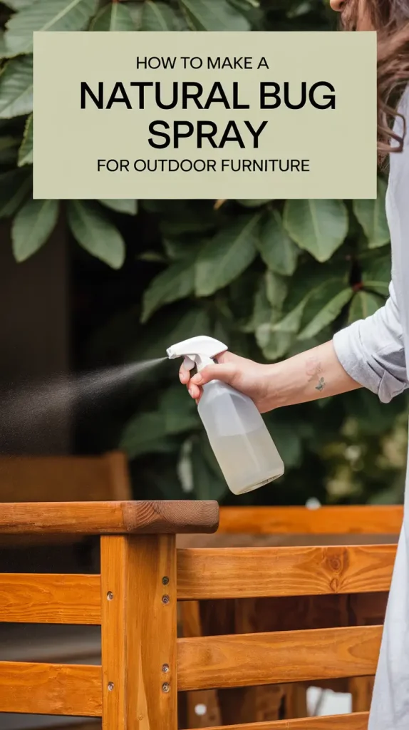 Natural Bug Spray for Outdoor Furniture That Actually Works