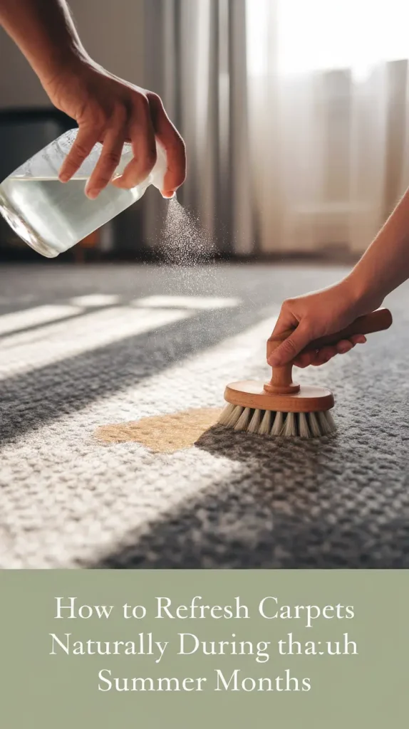 How to Refresh Carpets Naturally During Summer Months