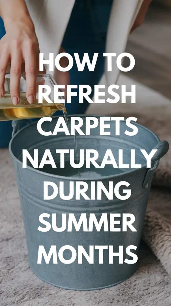 How to Refresh Carpets Naturally During Summer Months